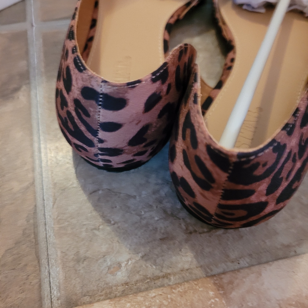 Nib Justfab Byrdi Pointed Toe Flats Size 7.5 - image 7